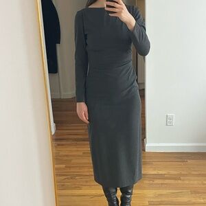 Massimo Dutti Dress Dark Grey